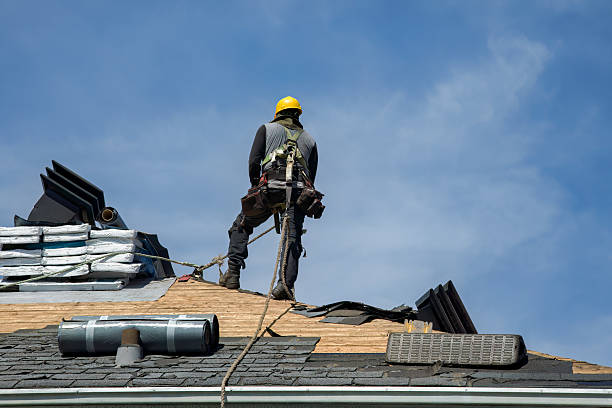 Professional Roofing technician working in Hazelwood, MO